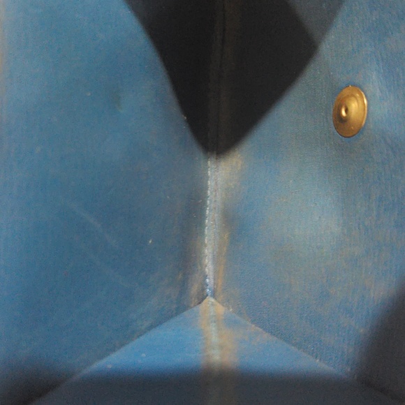 Vintage Louis Vuitton LV Trifold Luxury Wallet – Royal Blue Epi Leather 4.25x4" - Picture 5 of 17